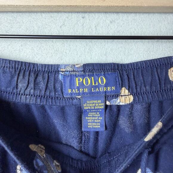Polo Ralph Lauren All Over Bear Football Jersey Sleep Pants Men’s Size XL - Picture 5 of 9